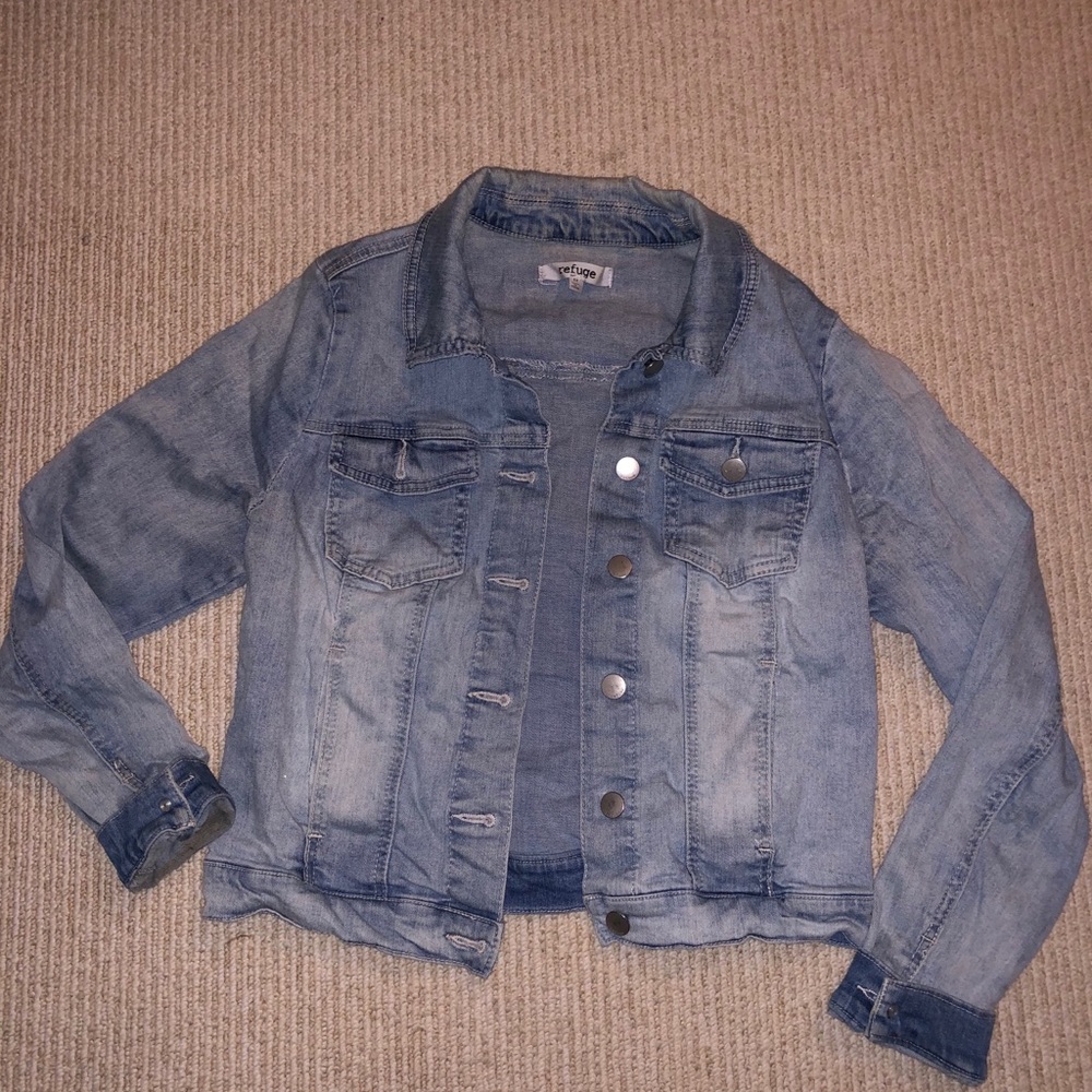 light wash jean jacket